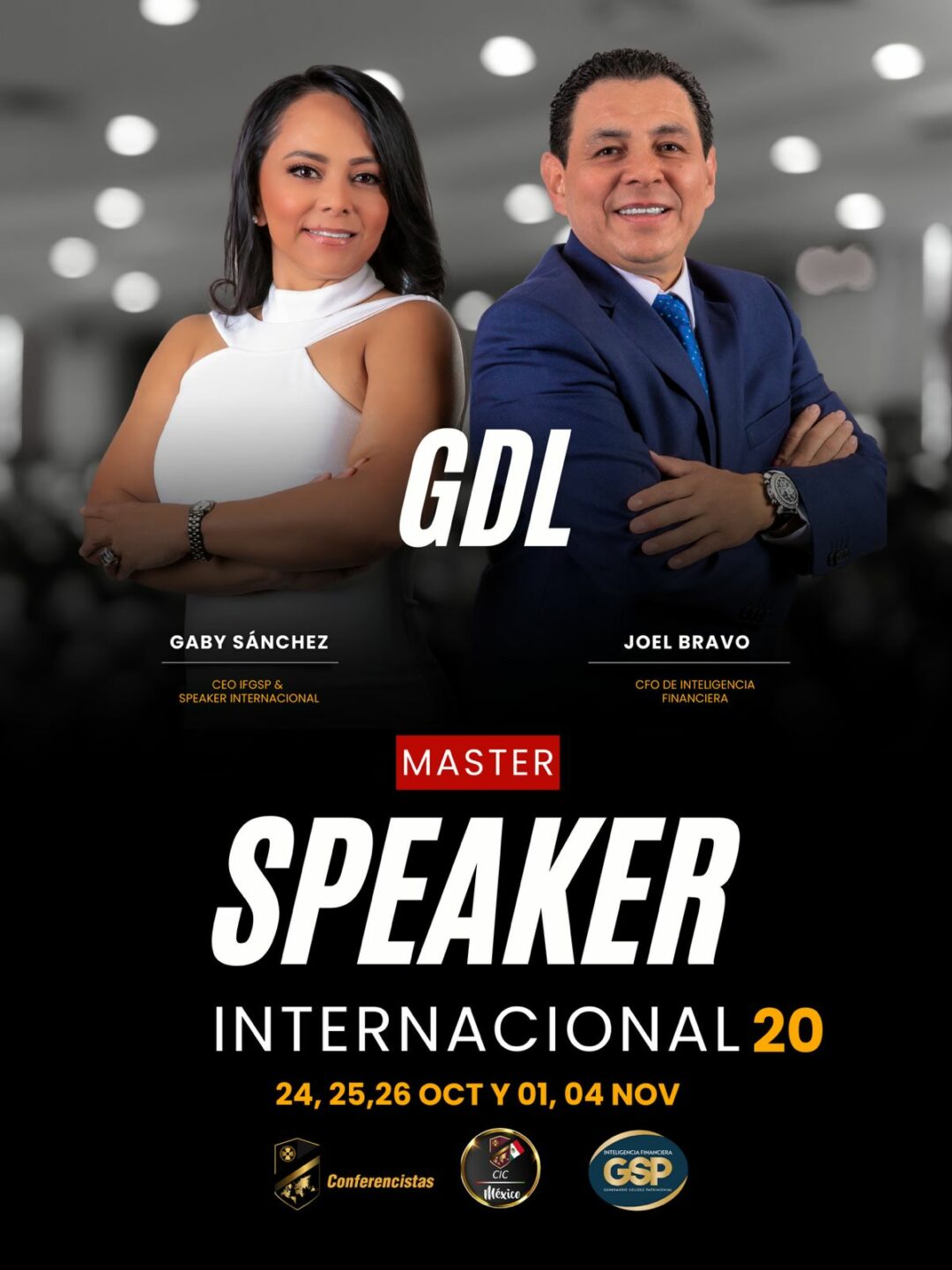 CERTIFICACIÓN MASTER SPEAKER<br>Octubre-Guadalajara